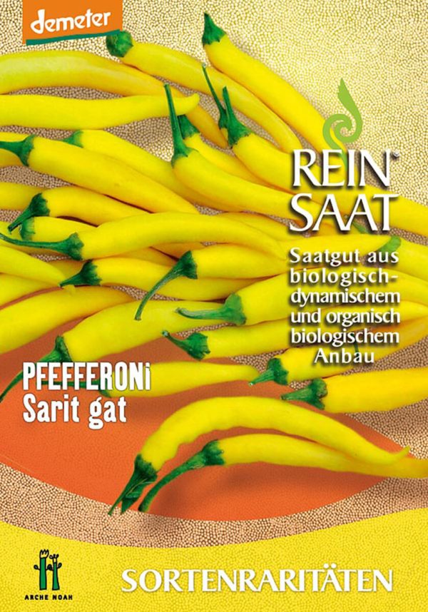 chili chilli pfefferoni sarit gat rot paprika gemüse samen sativa reinsaat kompost&liebe kompost und liebe bio demeter düngung saatgut samen