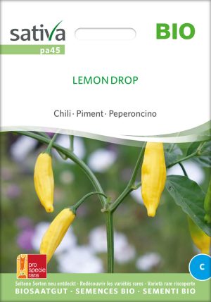 Chili Chilli lemon Drop bio demeter gemüse samen sativa reinsaat kompost&liebe kompost und liebe bio demeter düngung saatgut samen reinsaat kaufen