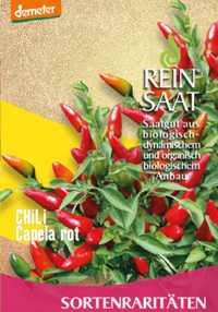 chili chilli capela rot paprika gemÃ¼se samen sativa reinsaat kompost&liebe kompost und liebe bio demeter dÃ¼ngung saatgut samen