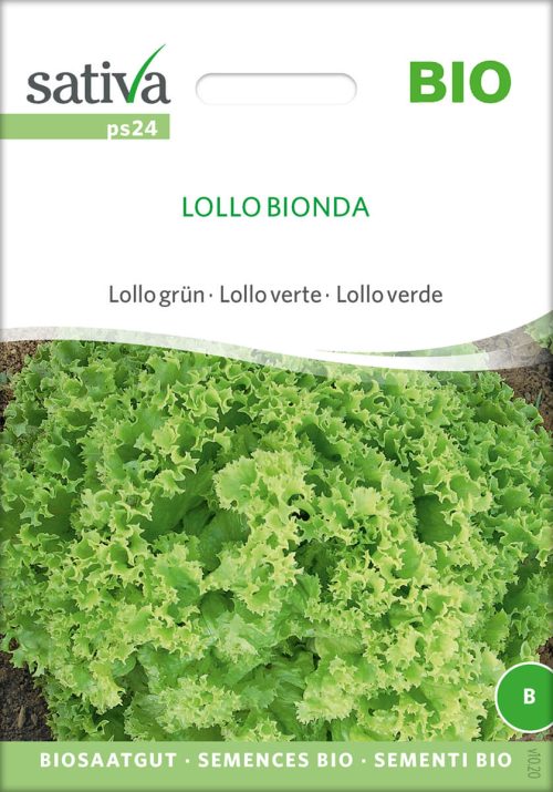 lollo bionda pflÃ¼cksalat lollo rosso, lollo verde, salat freiland Saatgut,Bio Sativa kompost und liebe kaufen alte sorten samenfest online shop garten selbstversorger kaufen bestellen