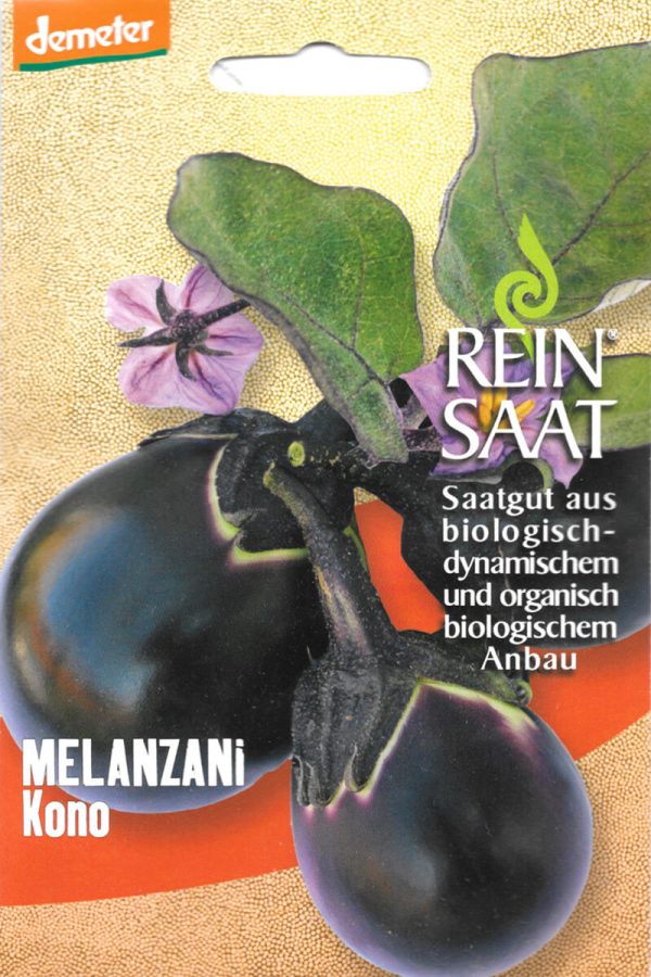 kono melanzani aubergine samen saatgut sativa freiland alte sorte bioverita pro specie rara samen bio saatgut reinsaat demeter kompost&liebe kaufen online shop