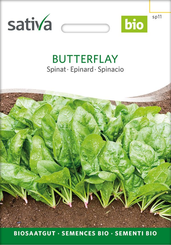 Butterflay | BIO Spinat von Sativa samen saatgut demeter kaufen kompost und liebe online shop
