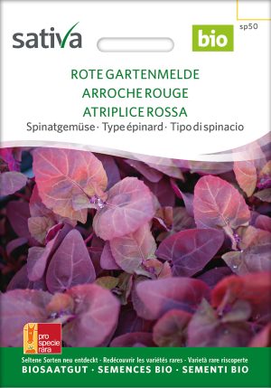 Rote Gartenmelde | BIO Spinatgemüse von Sativa