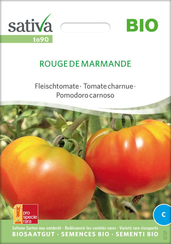 rouge de marmande bio fleischtomate tomate samen saatgut sativa freiland alte sorte bioverita pro specie rara samen bio saatgut sativa kompost&liebe kaufen online shop