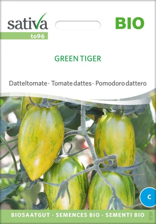 green tiger bio datteltomate tomate samen saatgut sativa freiland alte sorte bioverita pro specie rara samen bio saatgut sativa kompost&liebe kaufen online shop