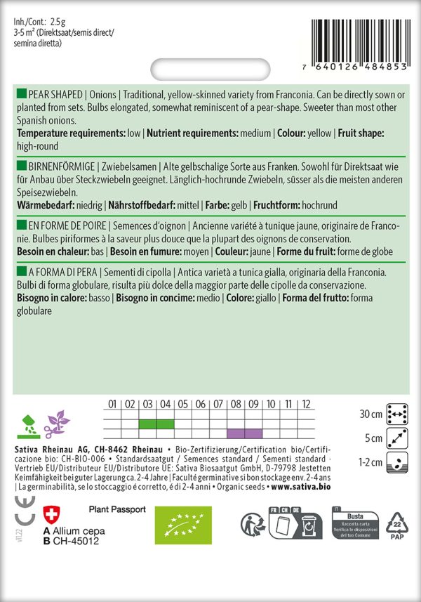 birnenförmige zwiebelsamen gemüsezwiebel samenfeste alte sorte karotte möhre bioverita pro specie rara samen bio saatgut sativa kompost&liebe kaufen online shop